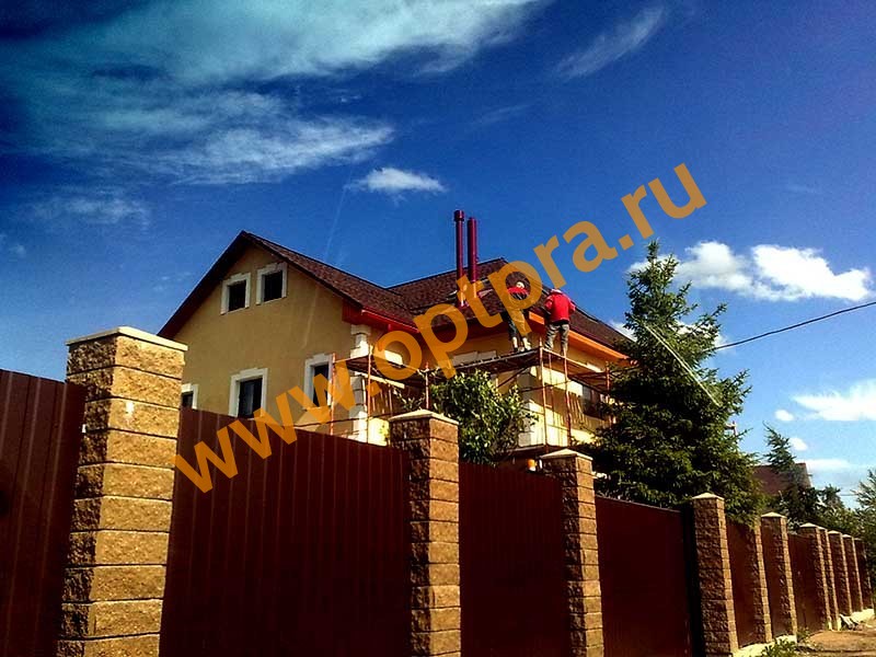 Теплоизоляция фасада. Кровля CertainTeed.