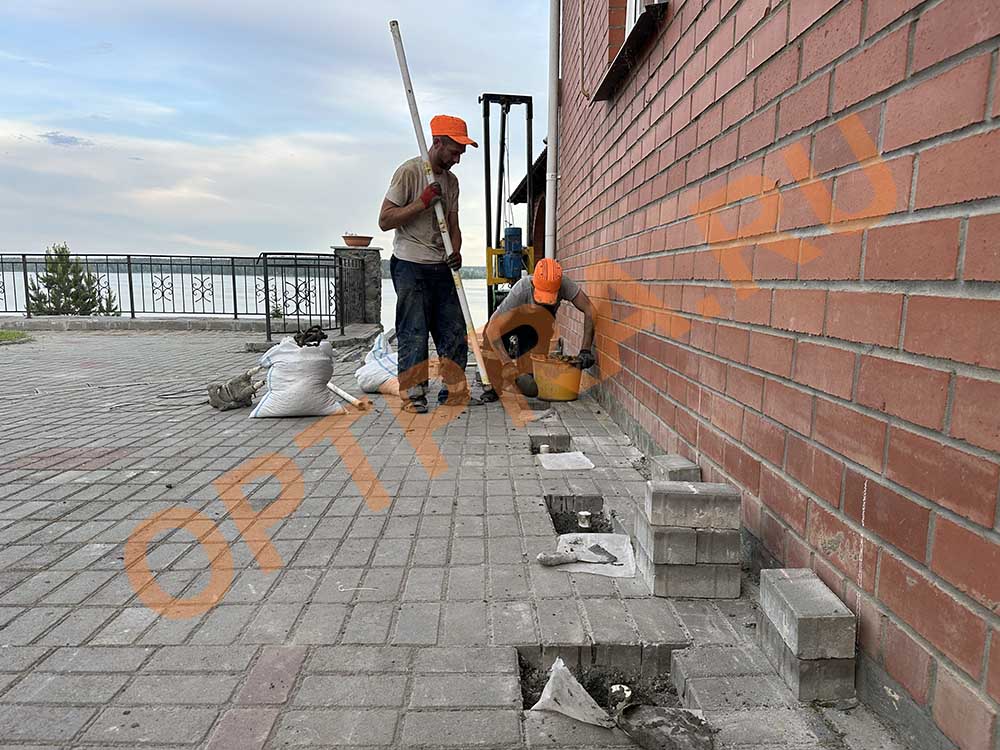 усиление грунтов холма