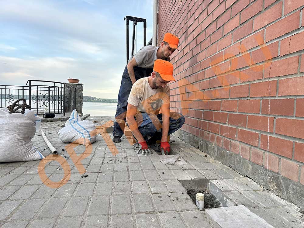 усиление грунтов холма