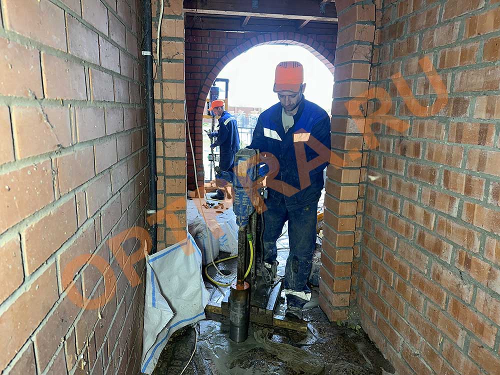 усиление грунтов холма