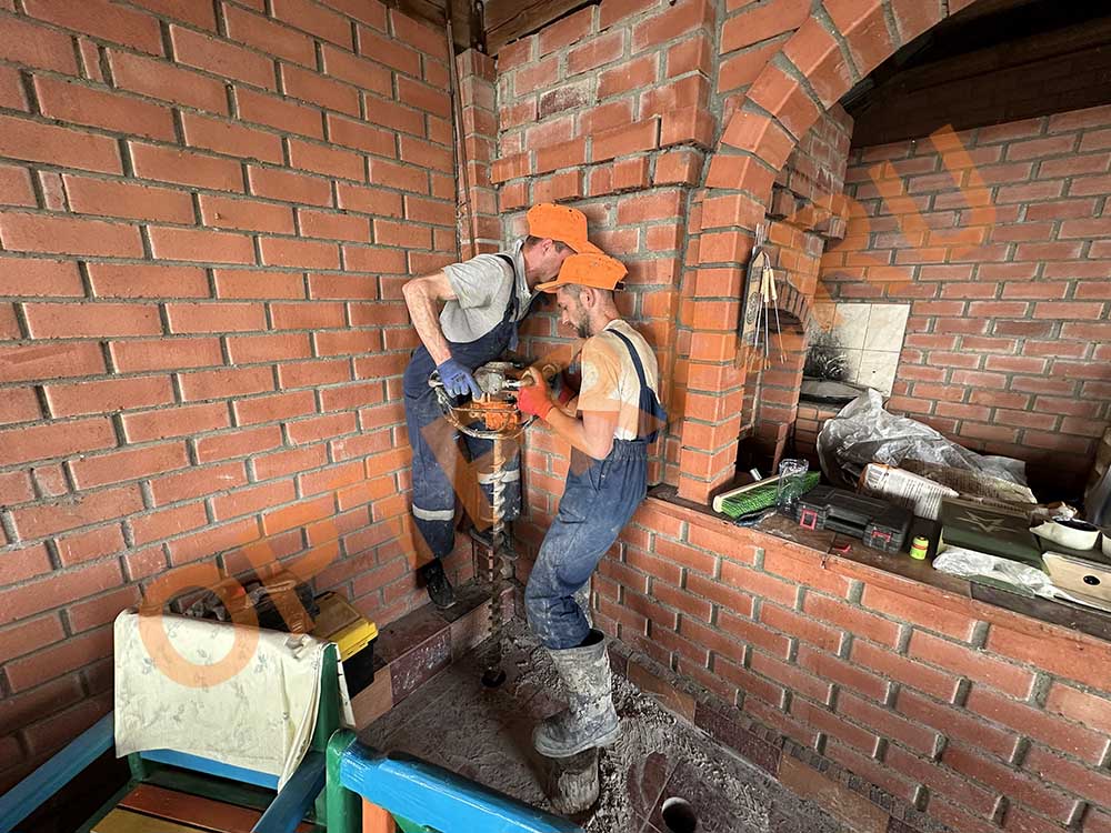 усиление грунтов холма