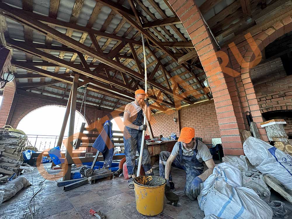 усиление грунтов холма