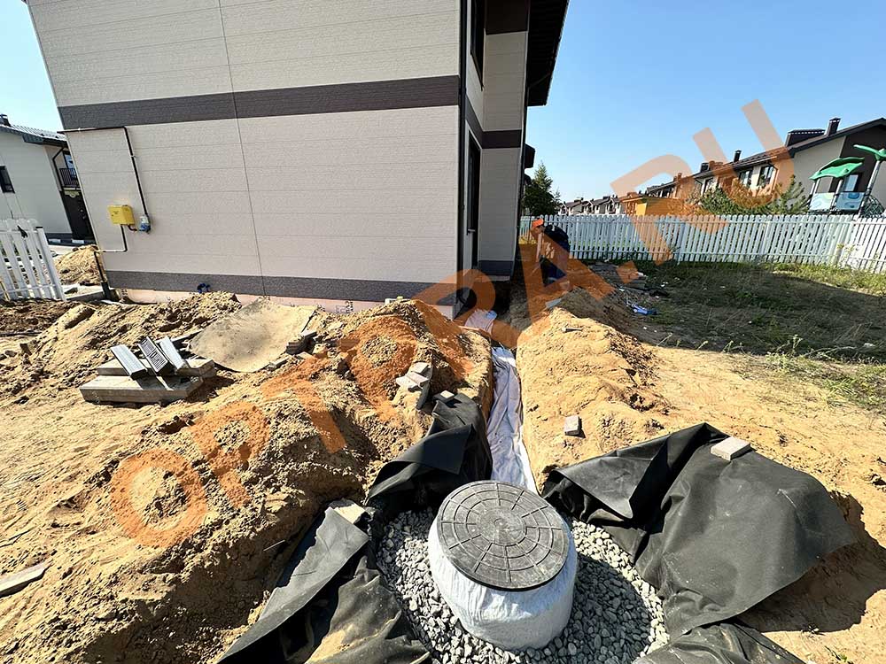 дренаж, гидроизоляция снаружи, теплоизоляция