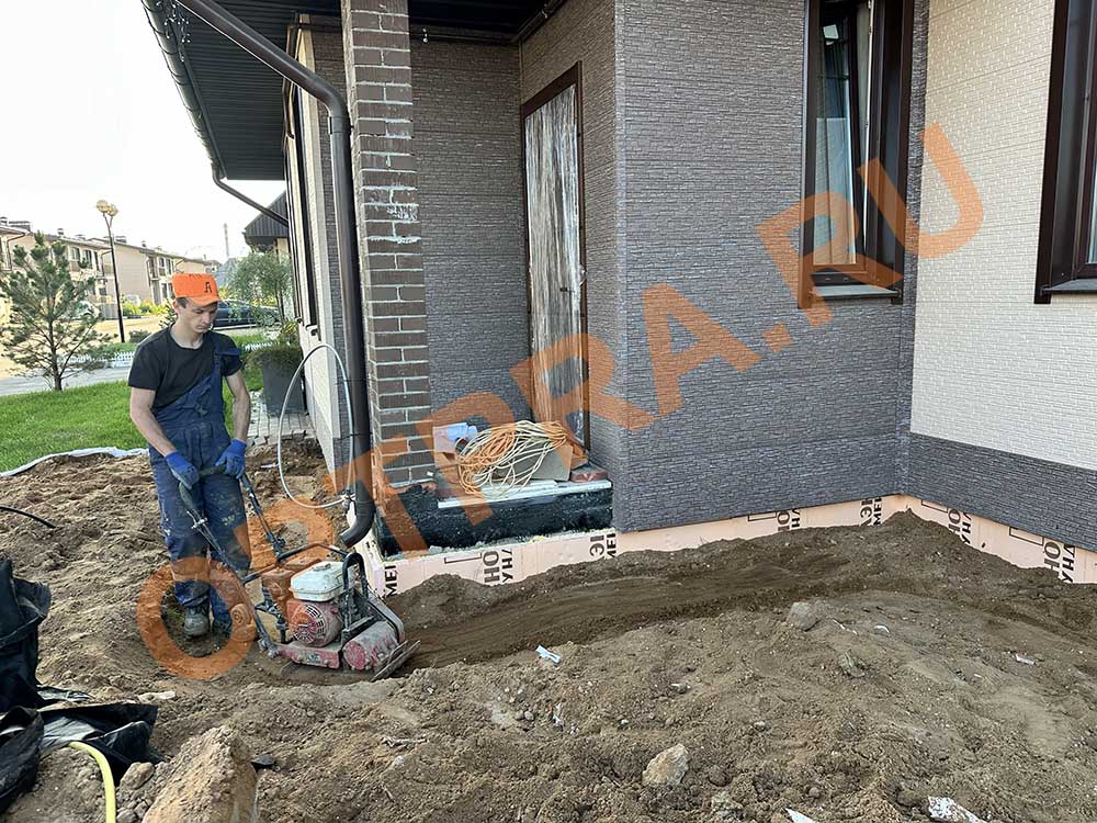 дренаж, гидроизоляция снаружи, теплоизоляция