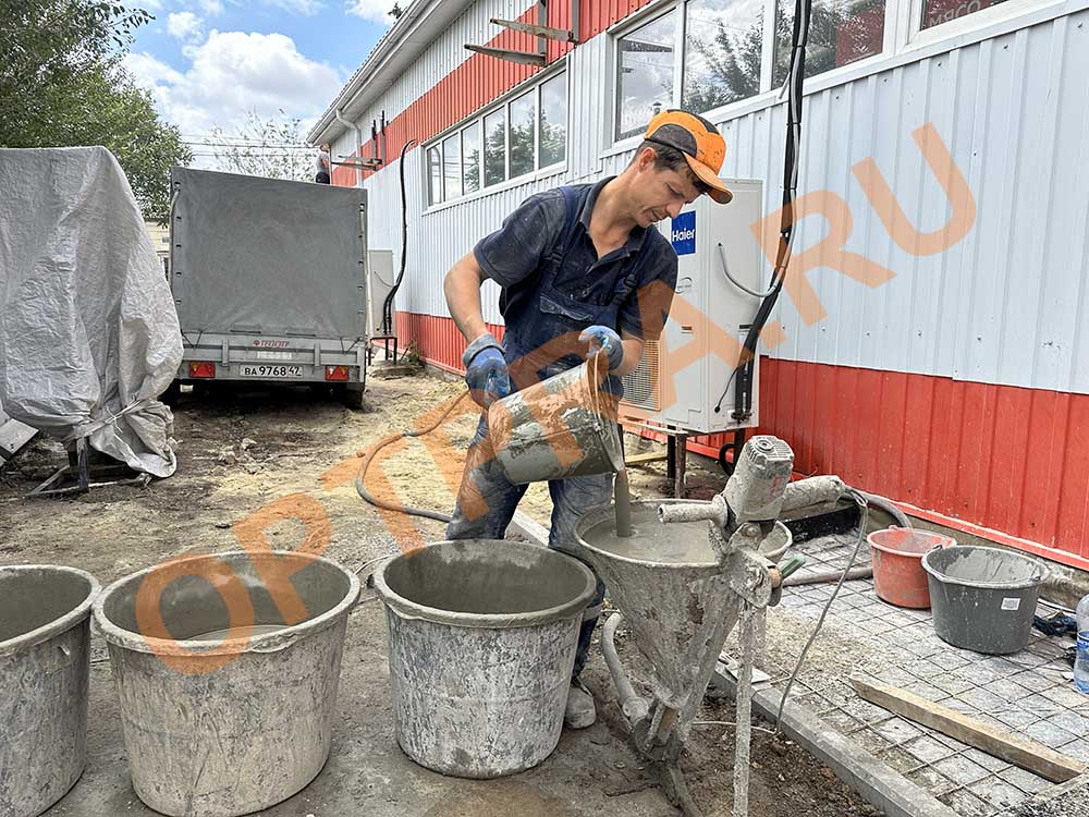 усиление оснований магазина Магнит