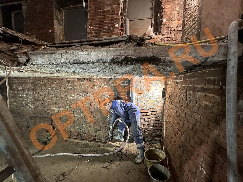 усиление фундамента