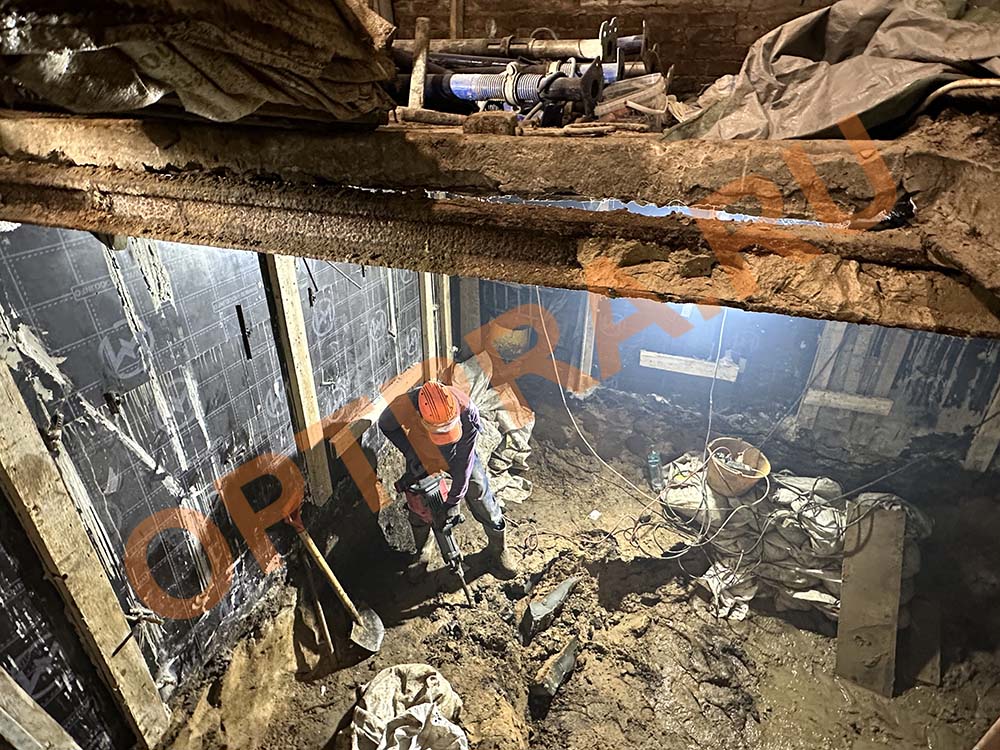 углубление подвала